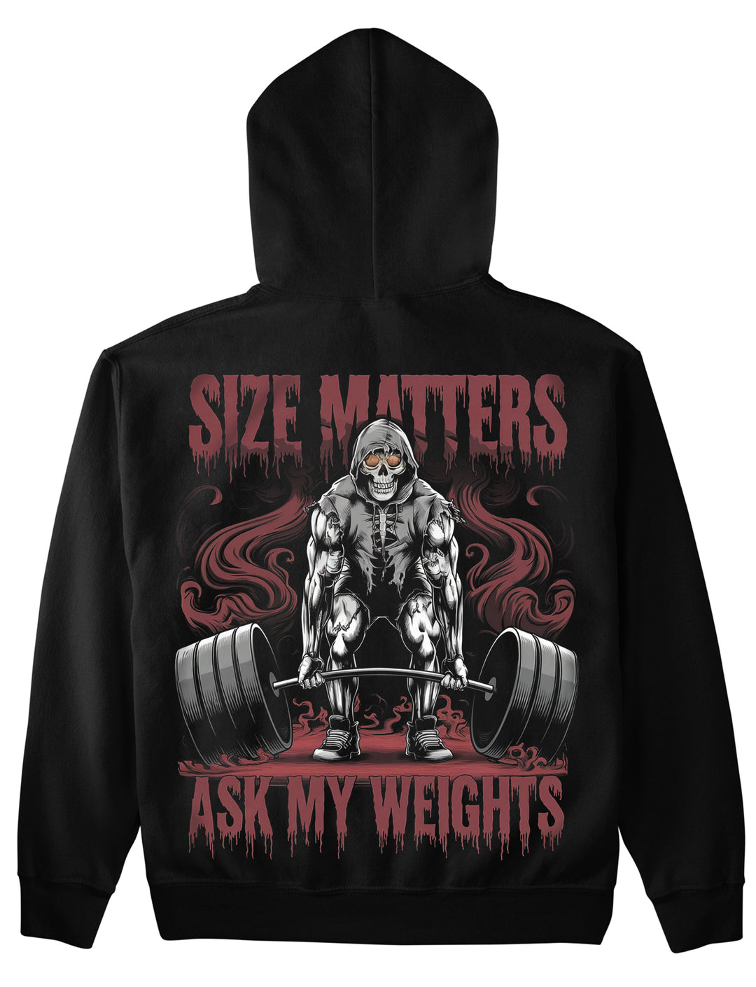 size matters (Backprint) Hoodie