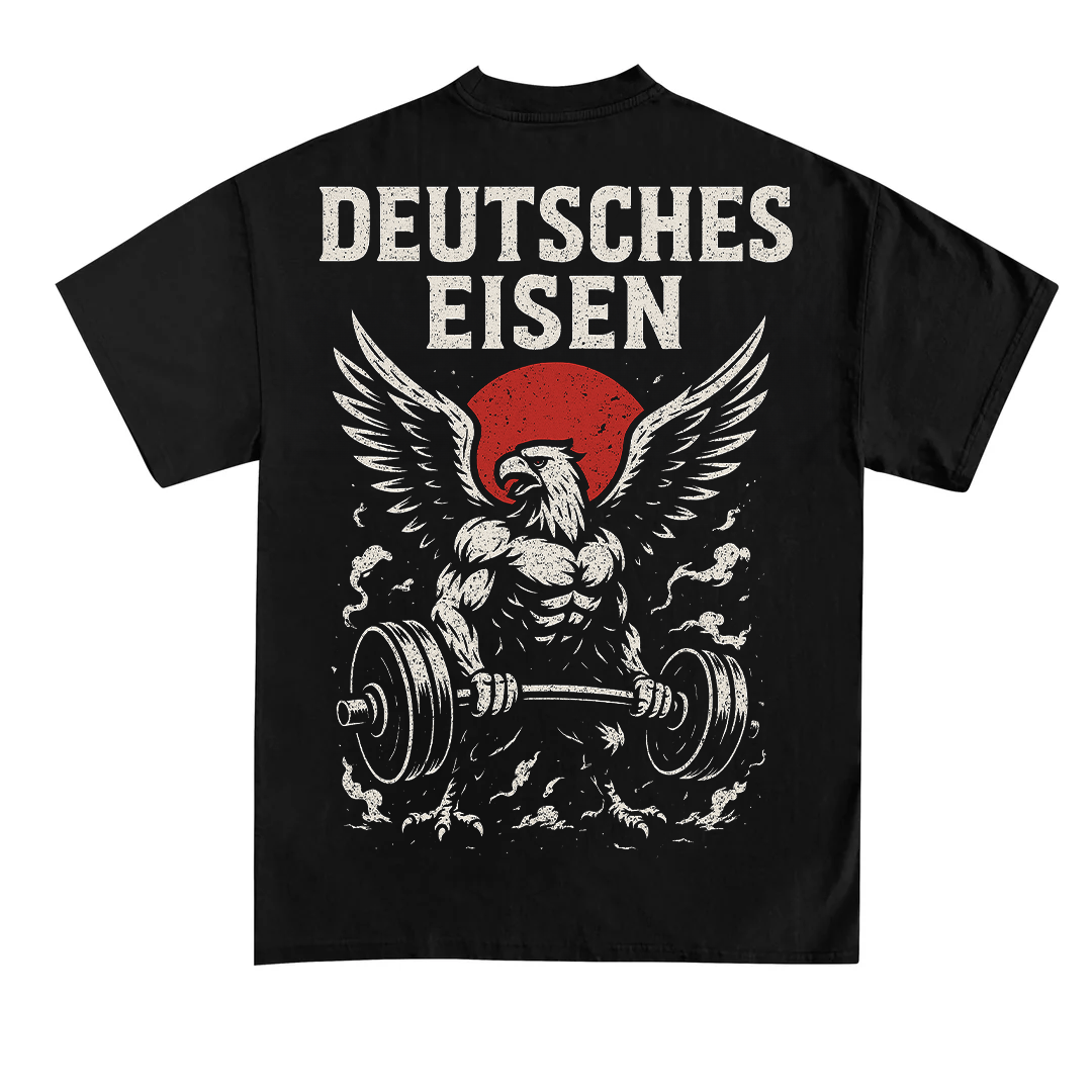 Deutsches Eisen (Backprint) T-Shirt