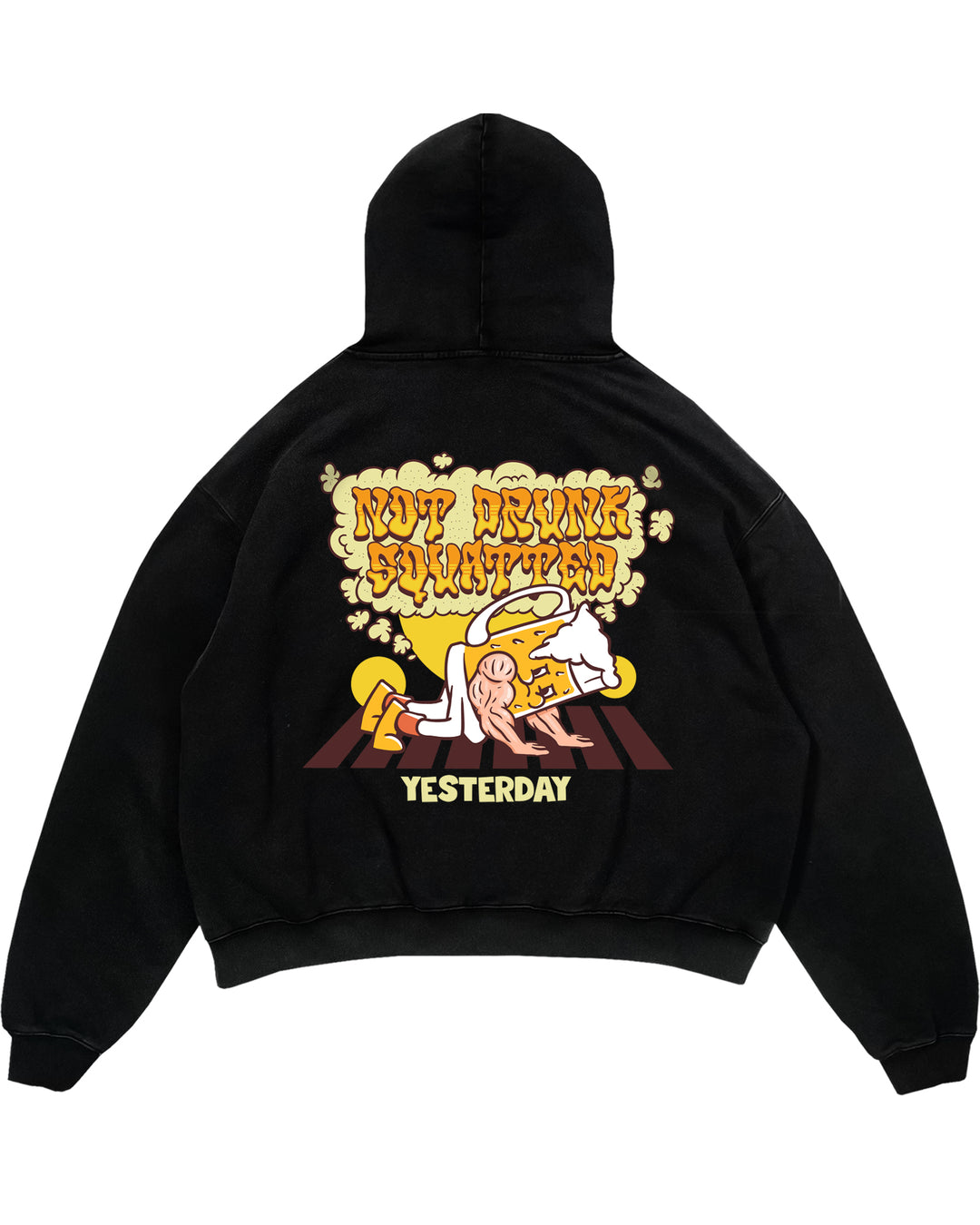 Not Drunk Oversized (Backprint) Hoodie