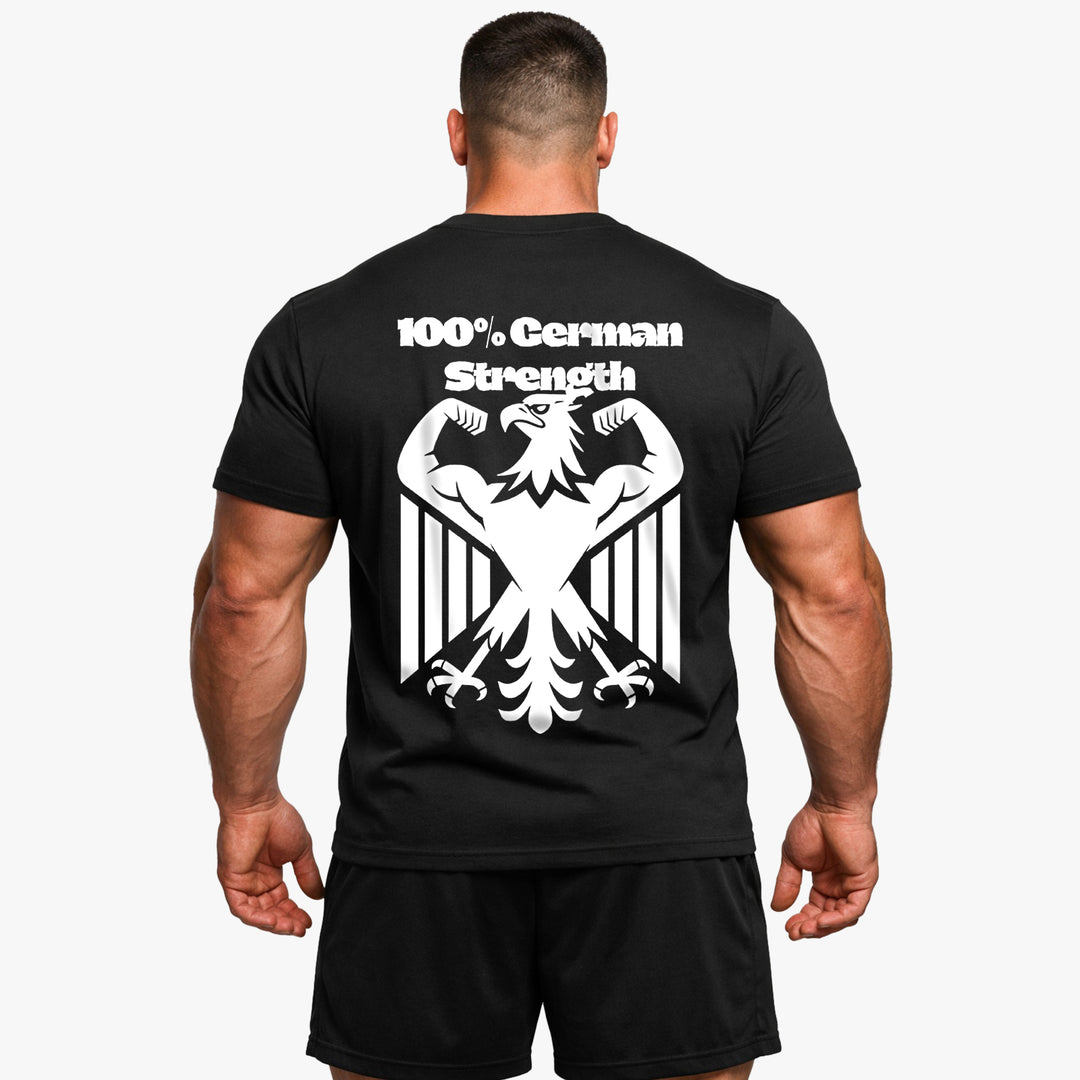 100% German Strength (Backprint) T-Shirt