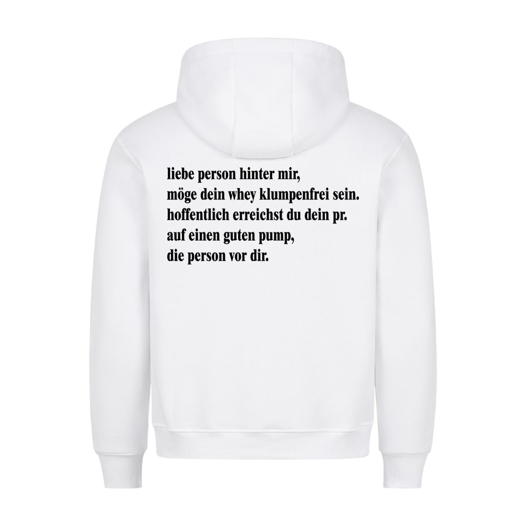 liebe person hinter mir Hoodie