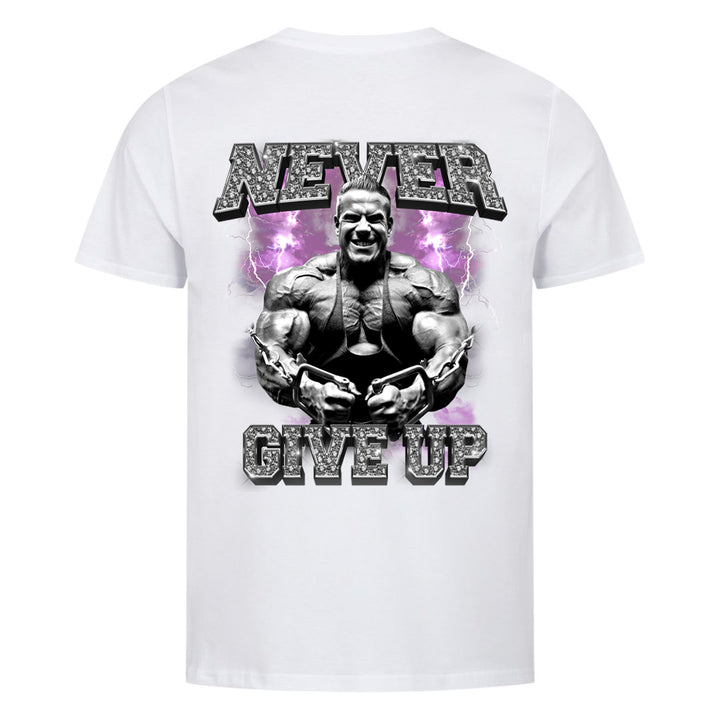 Never give up (Backprint) Shirt
