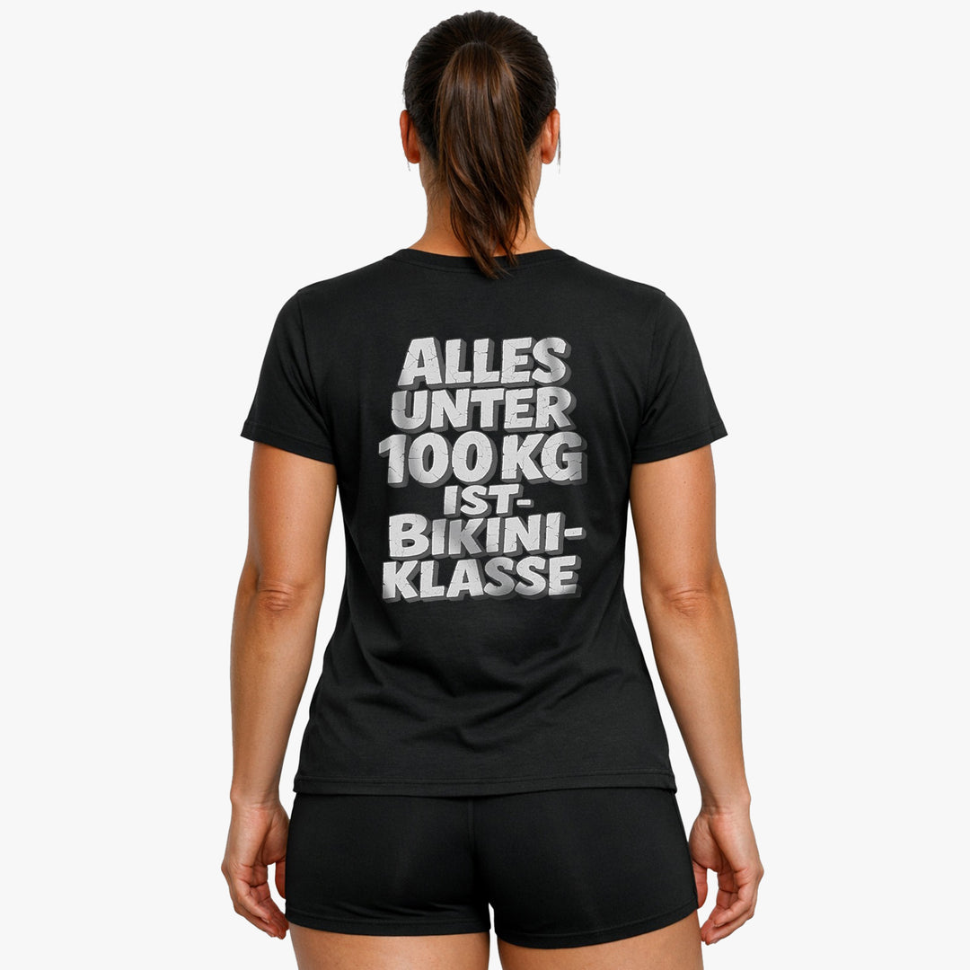 Alles unter 100Kg (Backprint)  T-Shirt