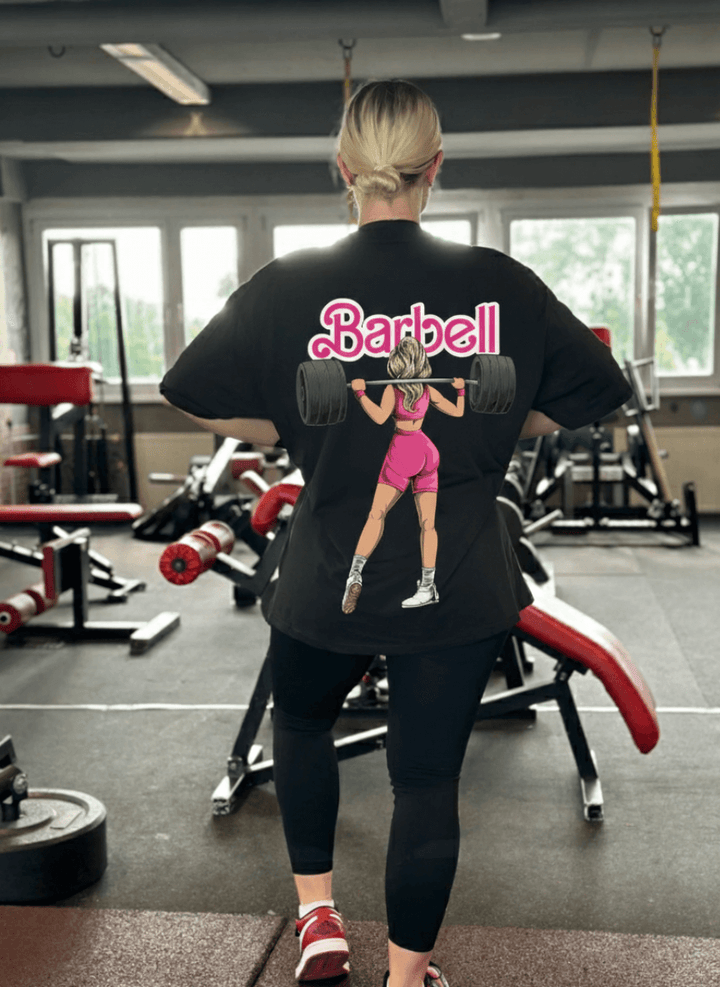 Barbell (Backprint) Oversized Shirt