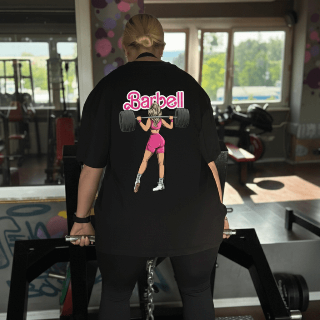 Barbell (Backprint) Oversized Shirt