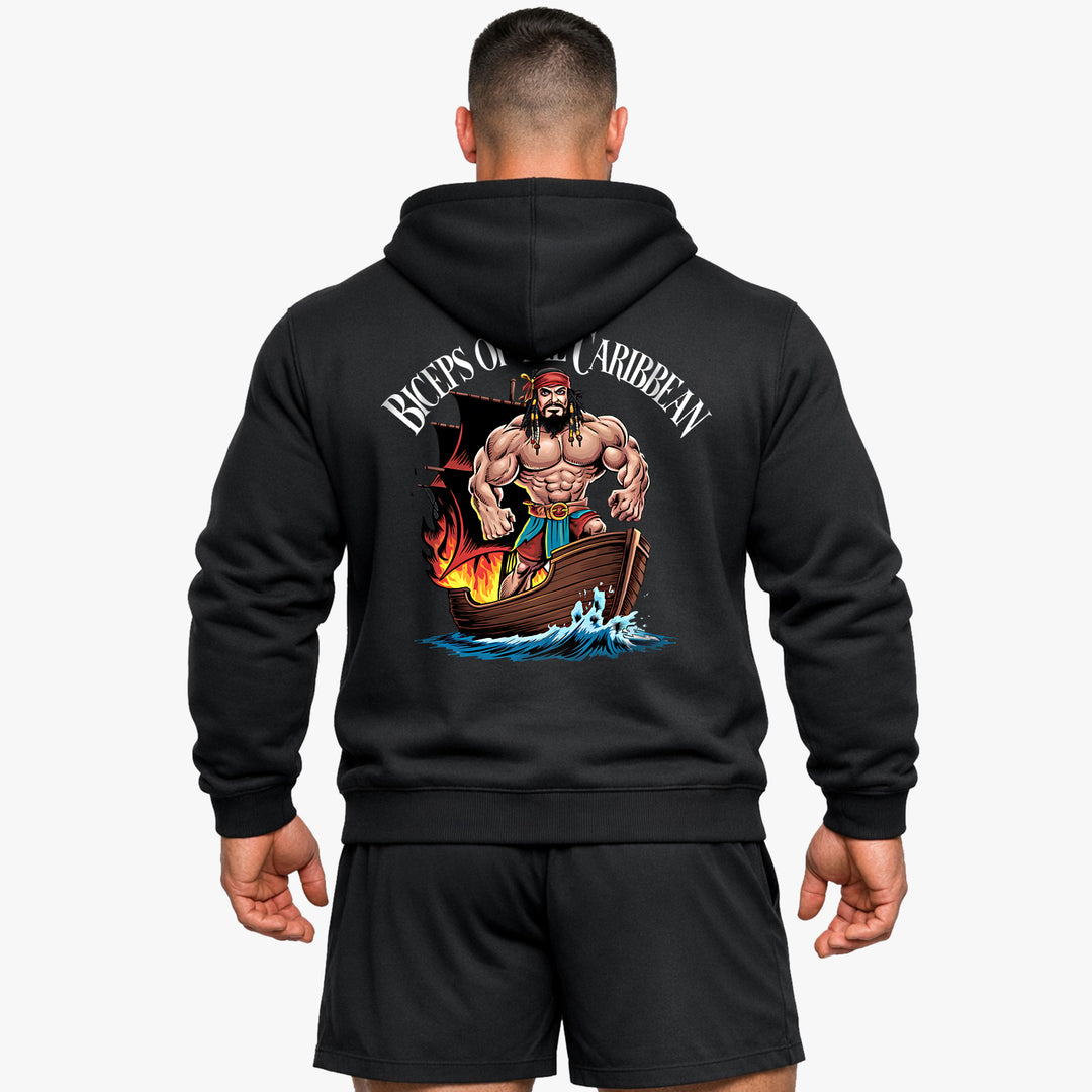 Biceps of the Caribbean (Backprint) Hoodie