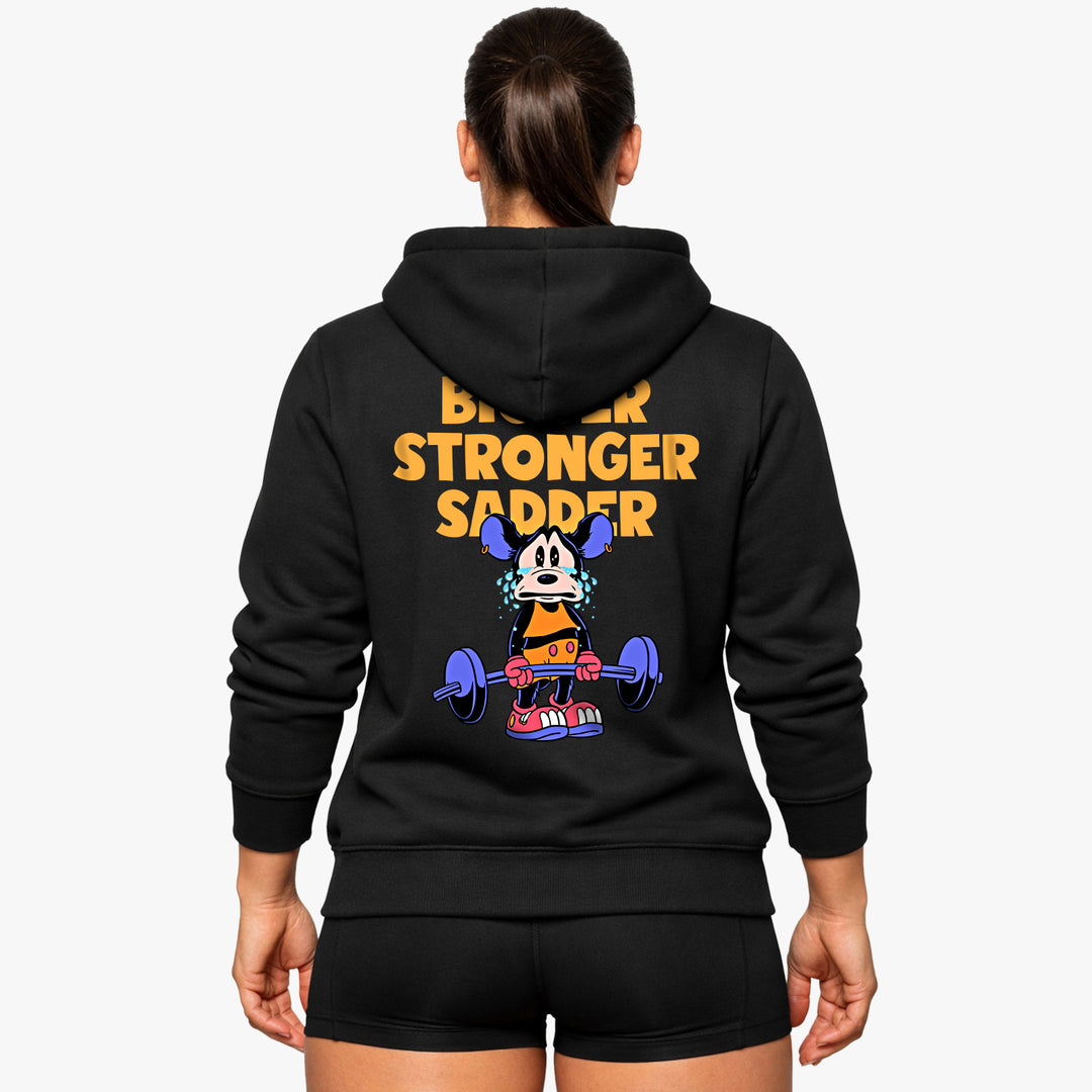 Bigger Stronger Sadder (Backprint) Hoodie