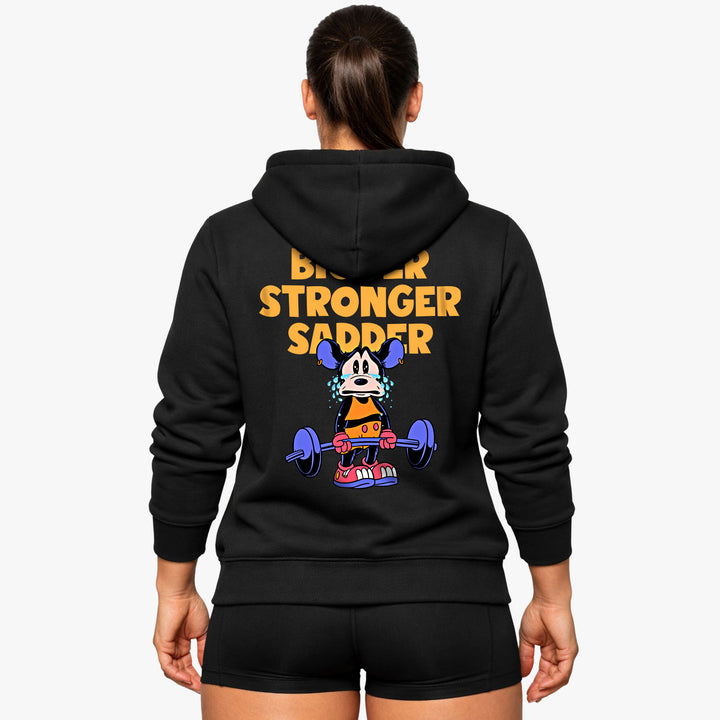Bigger Stronger Sadder (Backprint) Hoodie