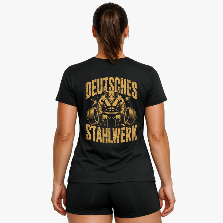 Deutsches Stahlwerk (Backprint) T-Shirt