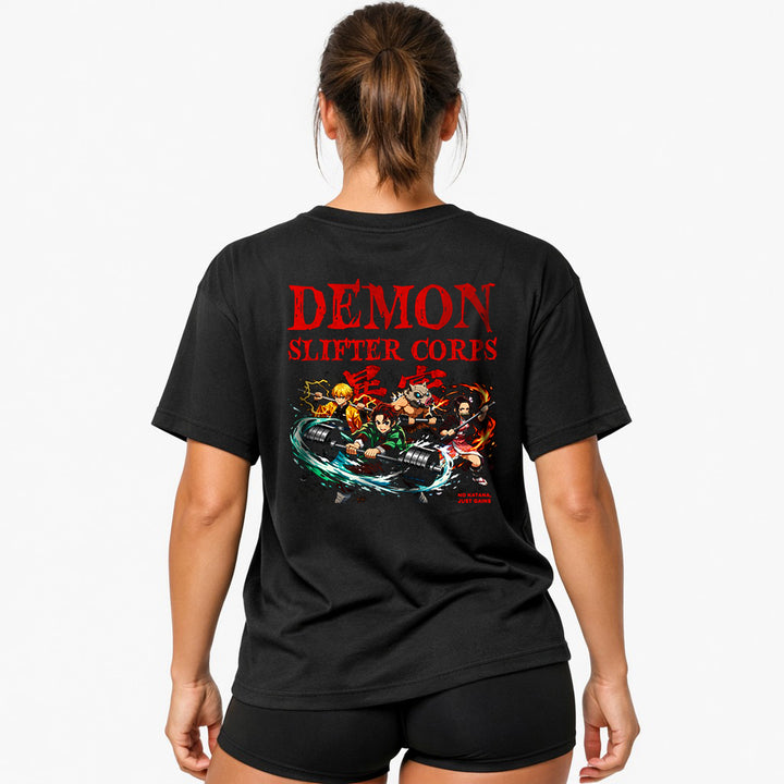 Demon Slifter (Backprint) Oversized Shirt