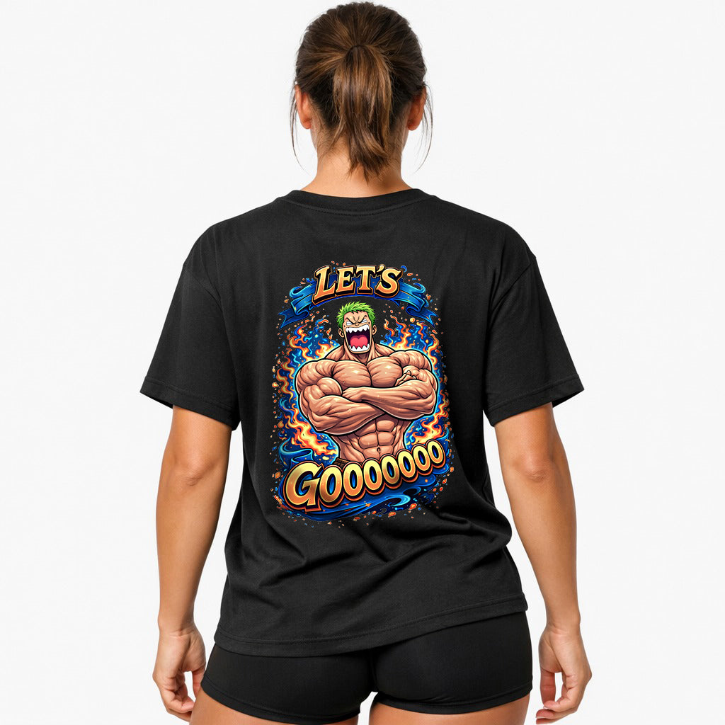Let's Gooo! (Backprint) Oversized Shirt