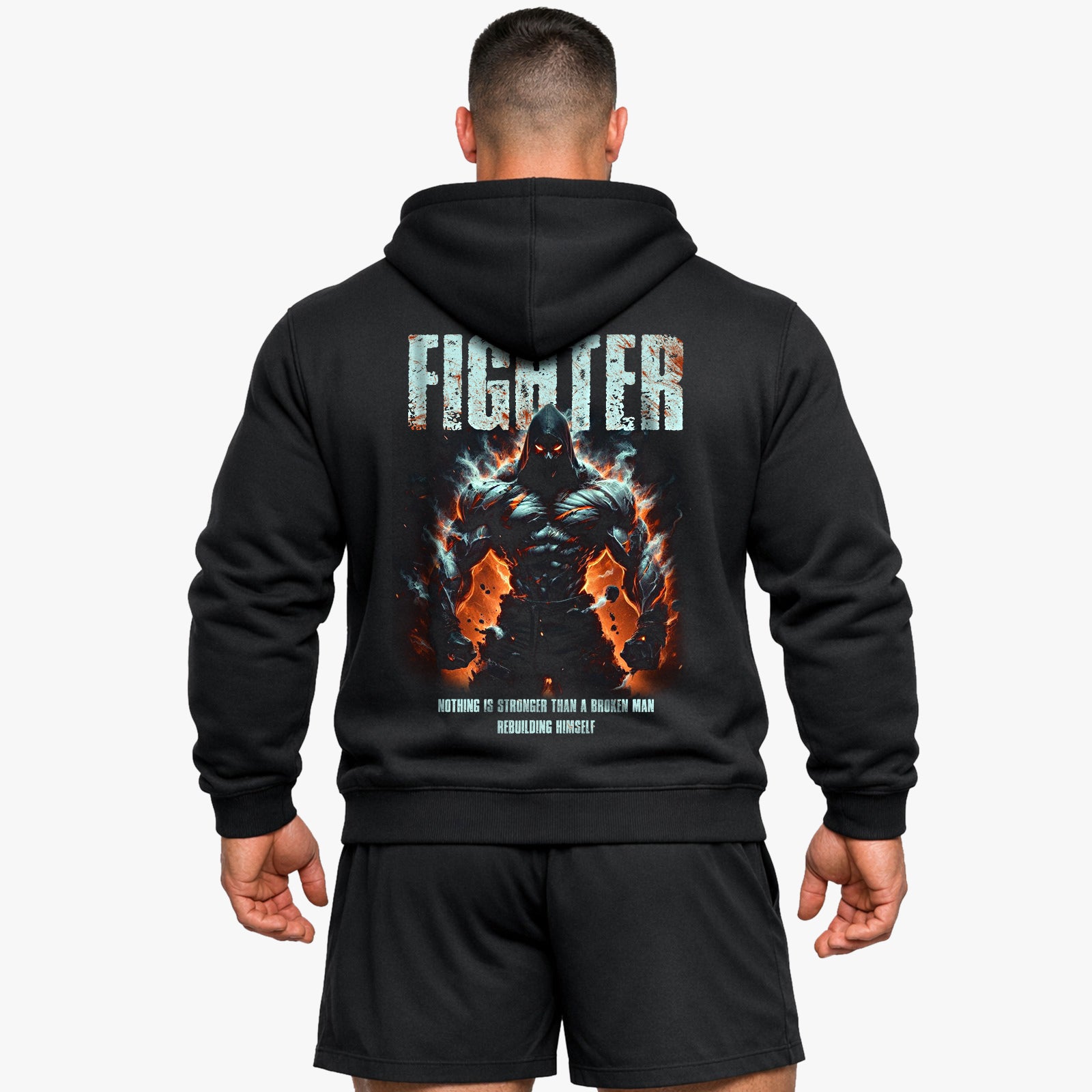 Fighter (Backprint) Hoodie