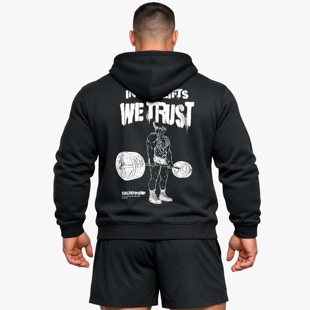 In Deadlifts we trust (Backprint) Hoodie