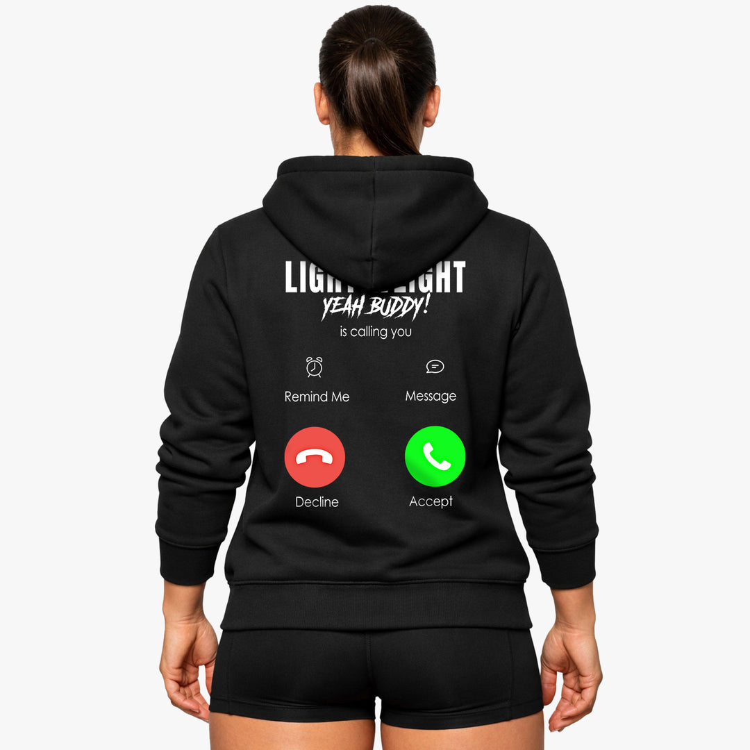 Light weight calling (backprint) Hoodie