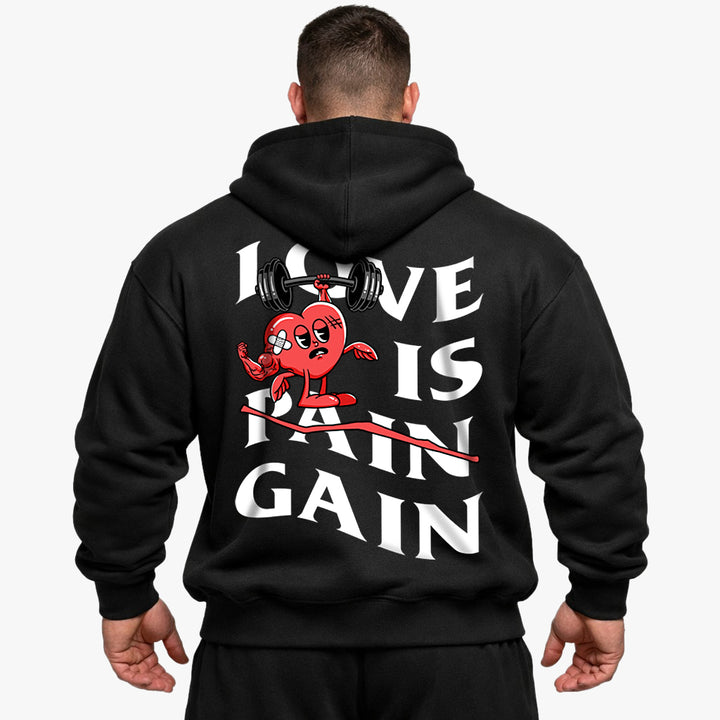 Love is Gain Oversized (Backprint) Hoodie