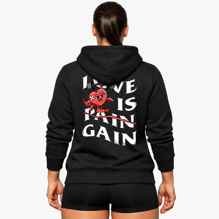 Love is Gain (Backprint) Hoodie
