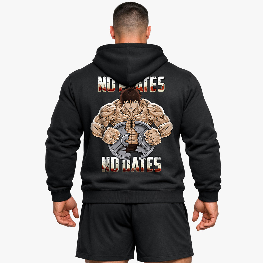 No Plates,no dates (Backprint) Hoodie