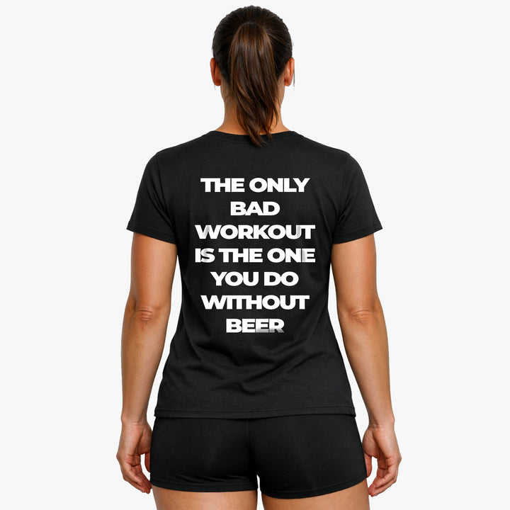 Only bad workout (backprint) shirt