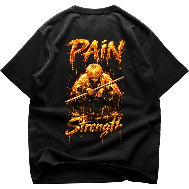 Pain Is Strength (Backprint) Oversized Shirt