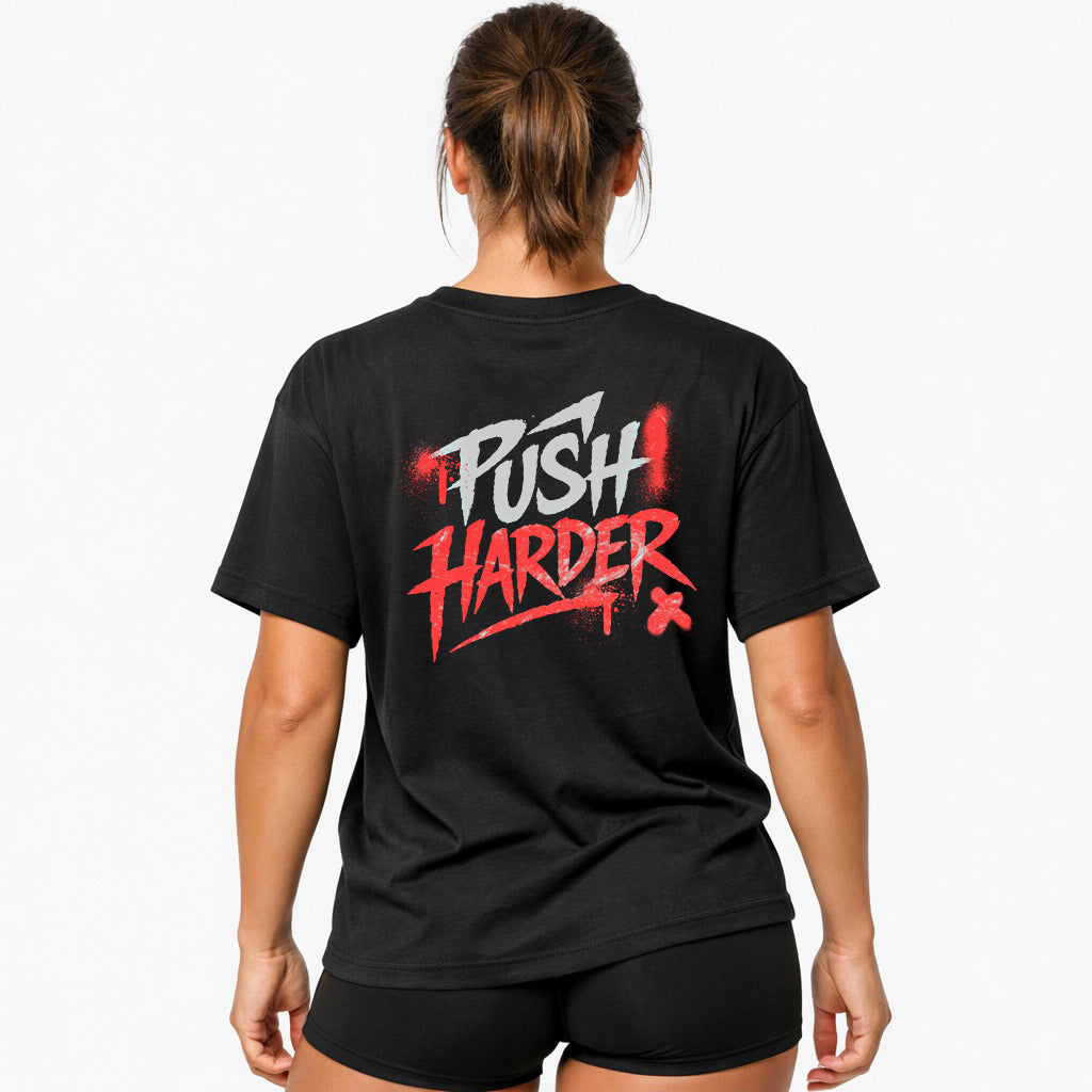 Push Harder (Backprint) Oversized Shirt