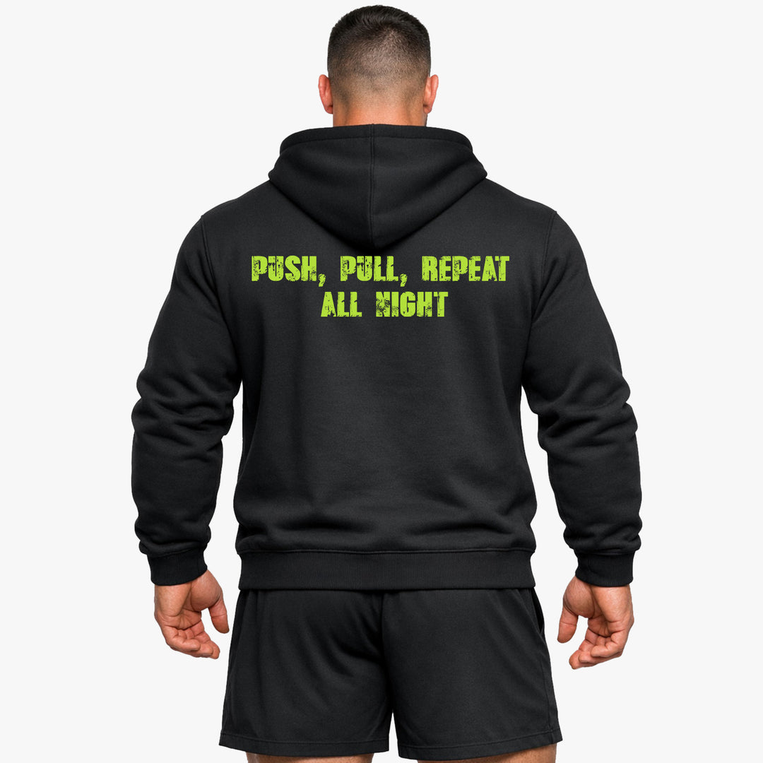 Push Pull Repeat (Backprint) Hoodie