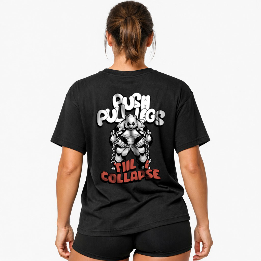 Push,pull,legs Oversized (Backprint) Shirt