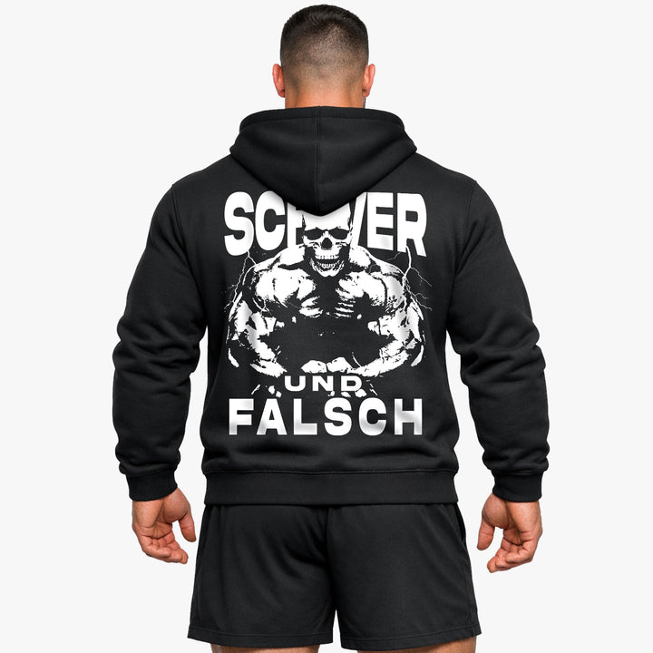 Schwer und falsch Hoodie