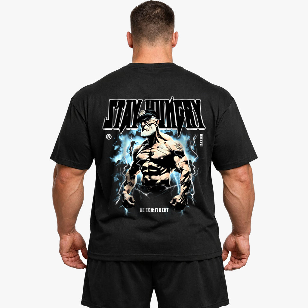 Stay Hungry Oversized (Backprint) Shirt