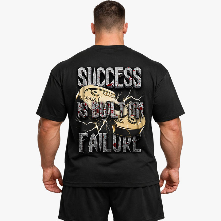 Success is built on failure Oversized (Backprint) Shirt