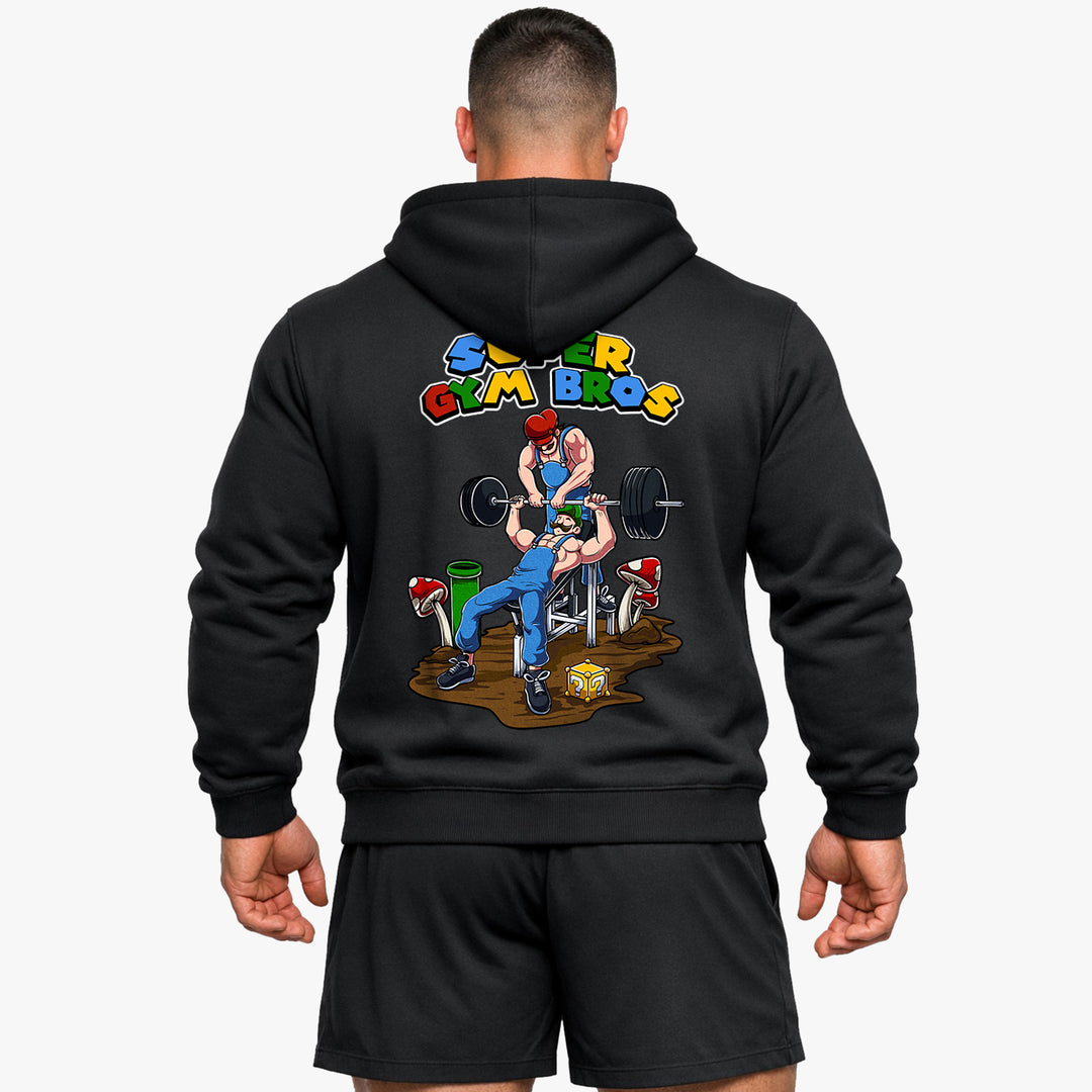 Super Gym Bros (Backprint) Hoodie