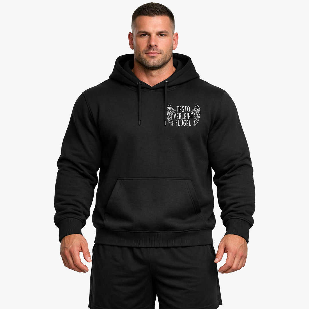 Testo verleiht flügel Hoodie
