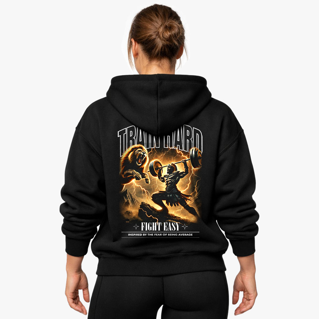 Train Hard Oversized (Backprint) Hoodie