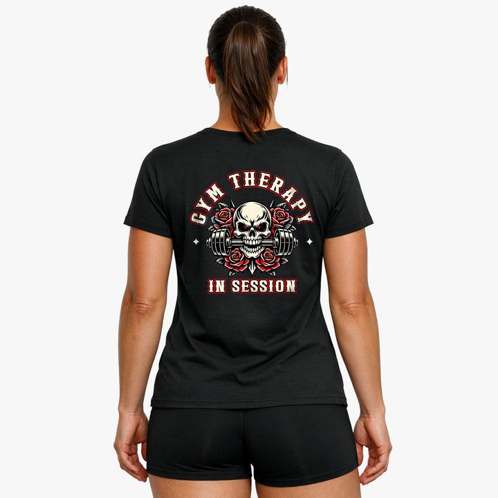 Gym Therapy In Session (Backprint) T-Shirt