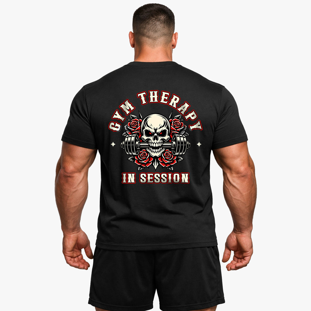 Gym Therapy In Session (Backprint) T-Shirt