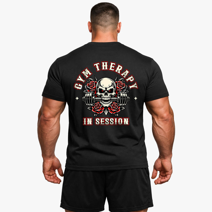 Gym Therapy In Session (Backprint) T-Shirt