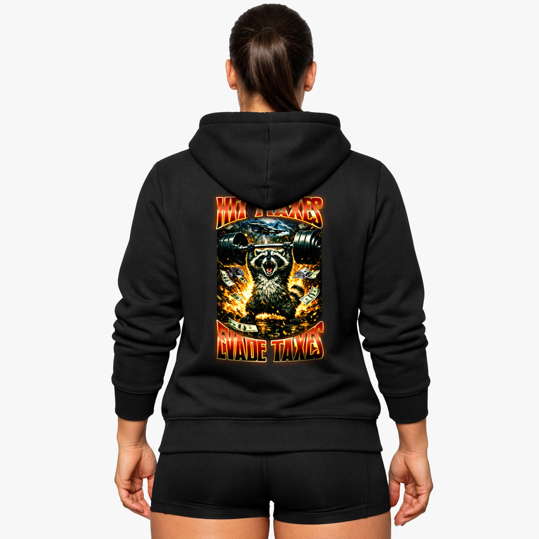 Hit Maxes Evade Taxes  (Backprint) Hoodie
