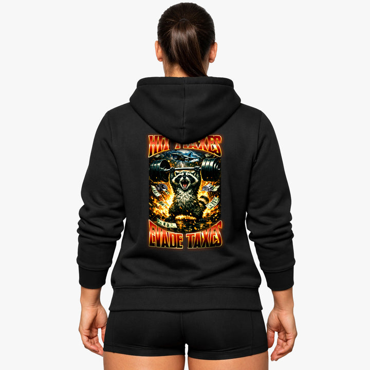 Hit Maxes Evade Taxes  (Backprint) Hoodie