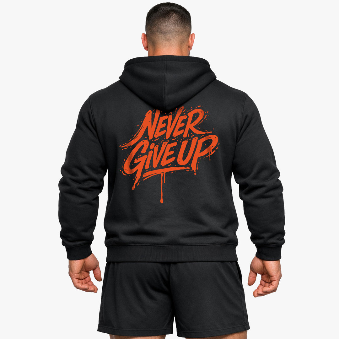 Never Give Up (Backprint) Hoodie