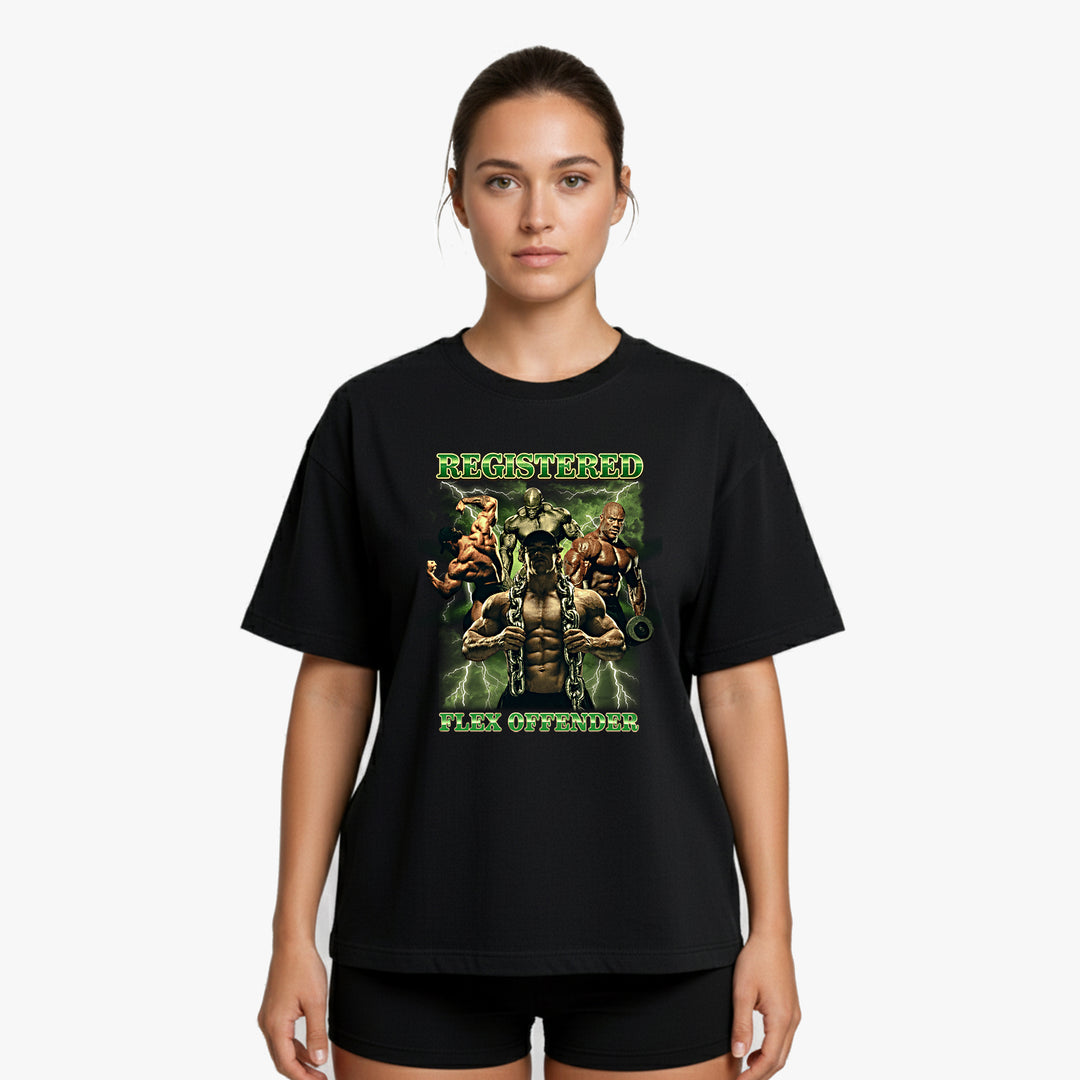 Registered Flex Offender Oversized Shirt