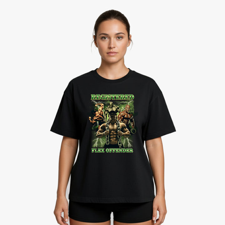 Registered Flex Offender Oversized Shirt