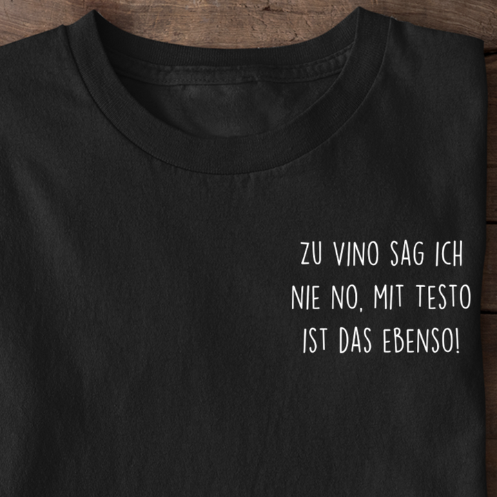 zu vino nie no Oversized Shirt