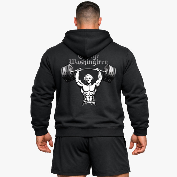 george washingtren (Backprint) Hoodie