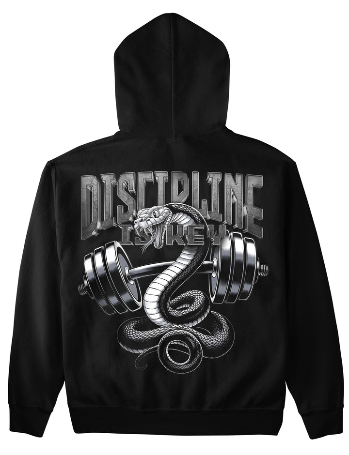 Discipline is key (Backprint) Hoodie
