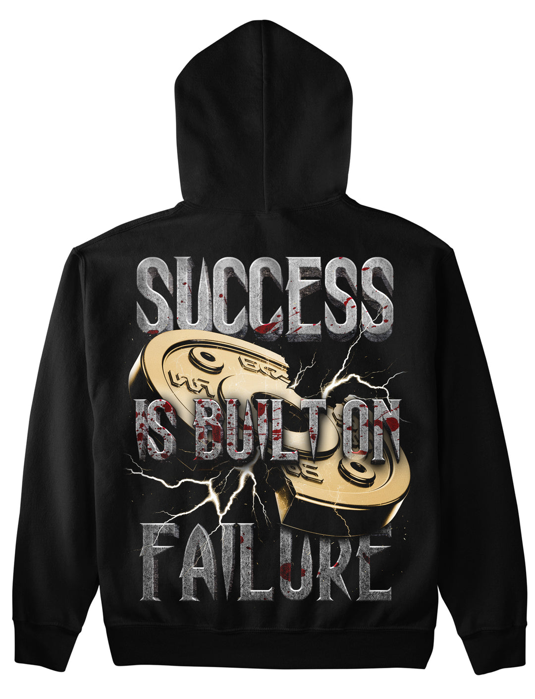 Success is built on failure (Backprint) Hoodie