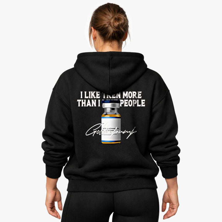 i like Tren more Oversized (Backprint) Hoodie