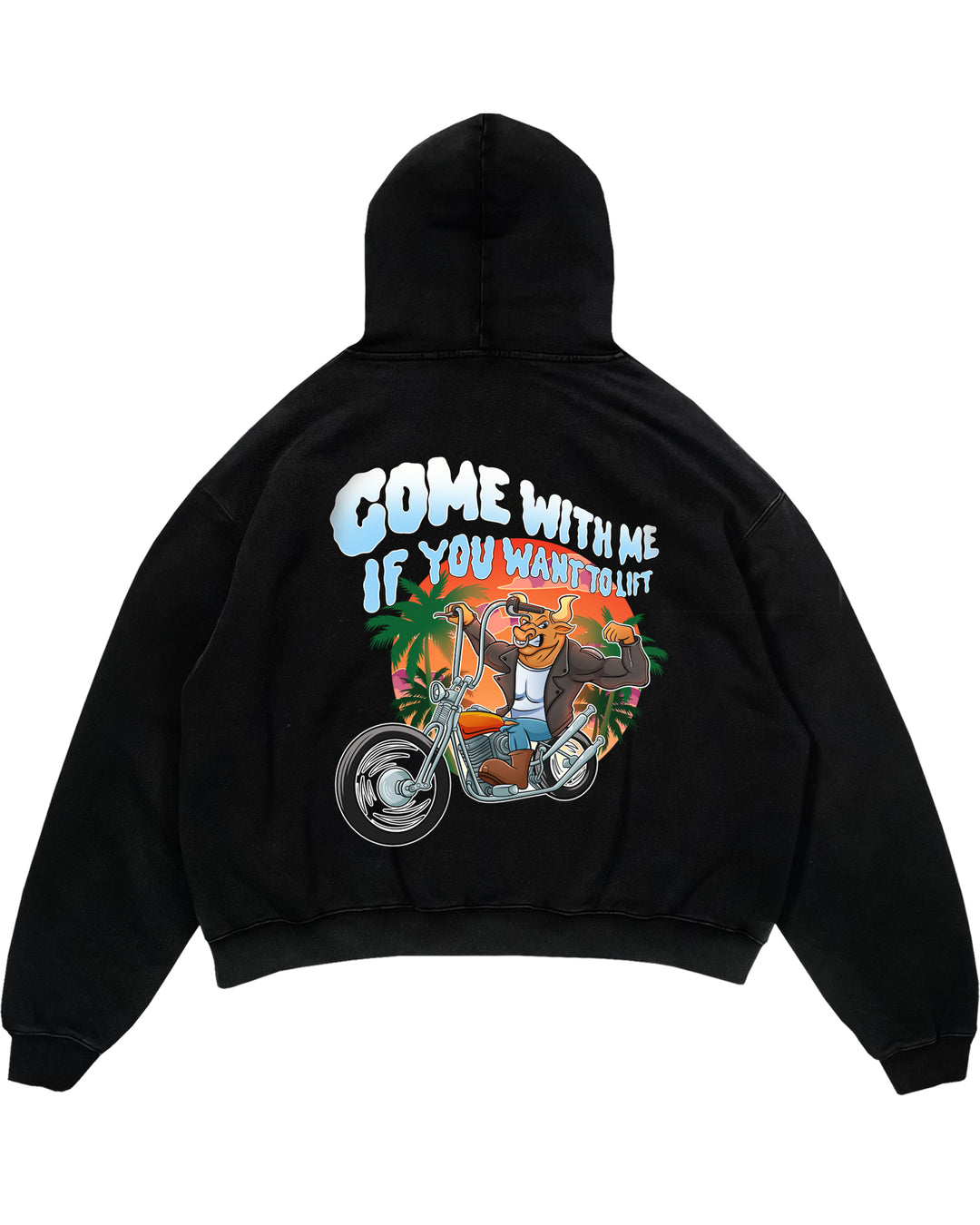 Come with me Oversized (Backprint) Hoodie