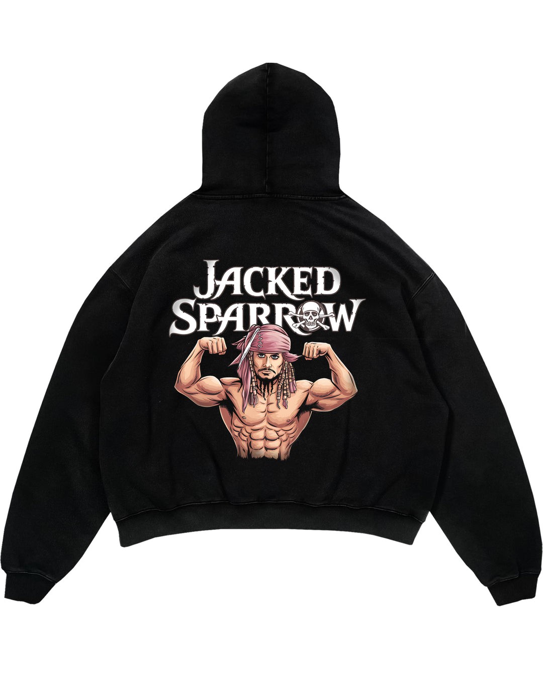 Jacked sparrow Oversized (Backprint) Hoodie