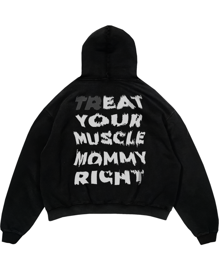 Muscle Mommy (Backprint) Overszied Hoodie