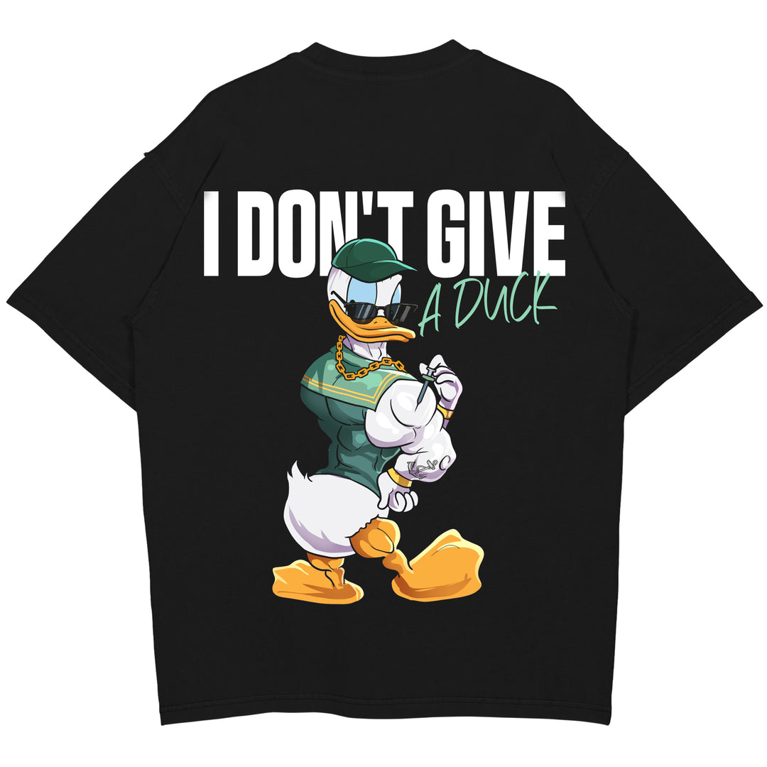 I Don't give a duck Oversized (Backprint) Shirt