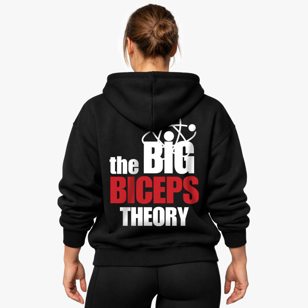 the Big Biceps theory (Backprint) Oversized Hoodie